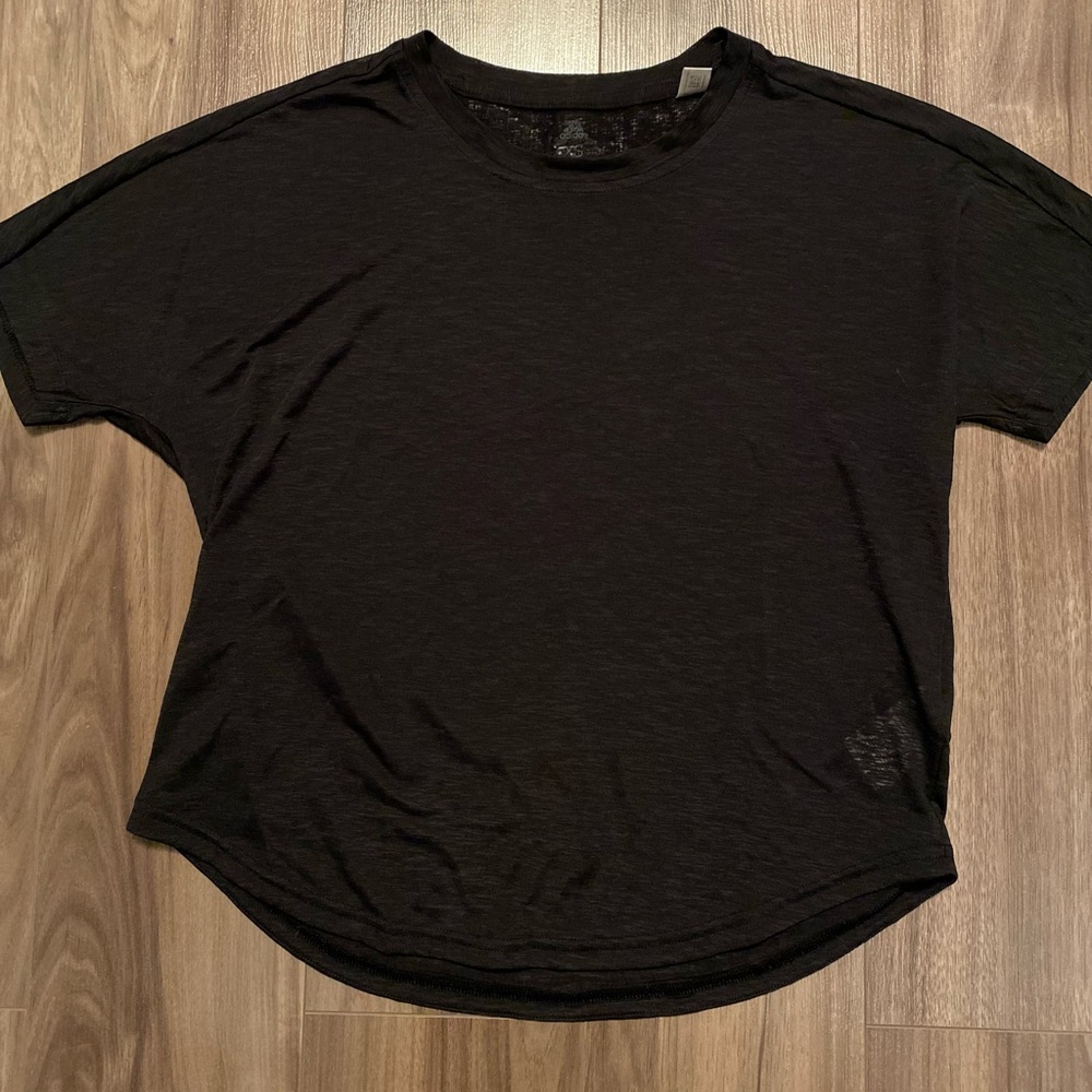 Ladies Dark Gray Adidas Top